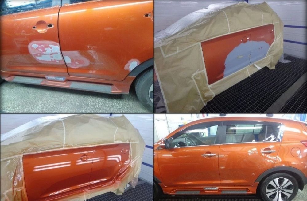 Кузовной ремонт жестянка и покраска