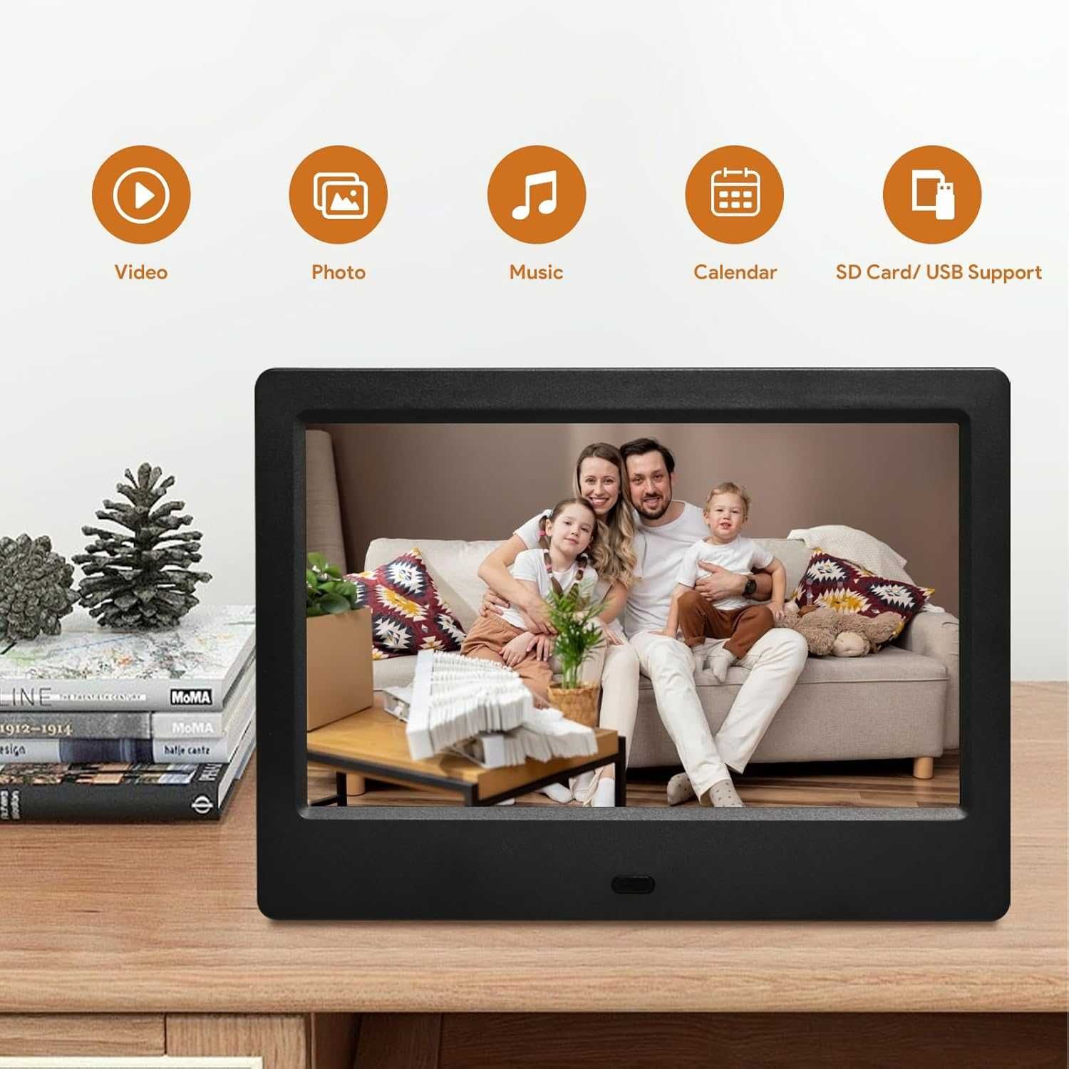 Цифрова фоторамка  със 7-инчов дисплей  PiPivision