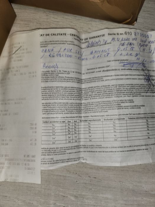 Vând inel diamant 0.28ct