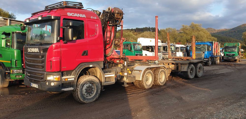 Scania G400, 6x6 sa multe piese din dezmembrari