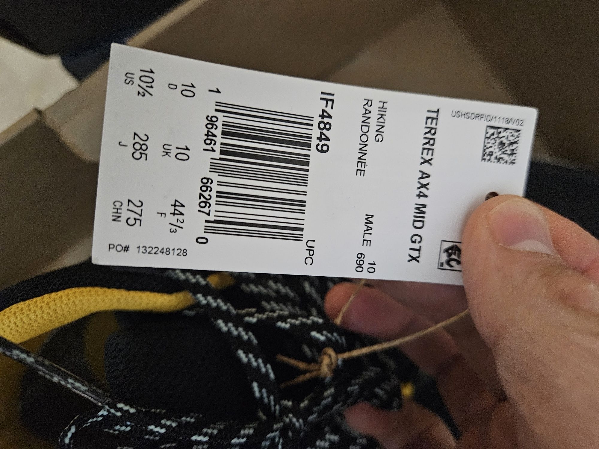 Ботинки Adidas Terrex AX4 Goretex. Оригинал. Новые