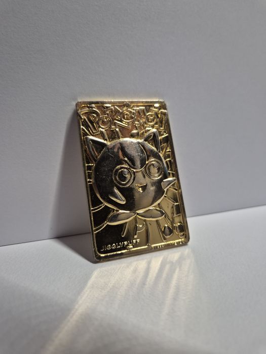 Pokemon placat cu aur 24K  JIGGLYPUFF
