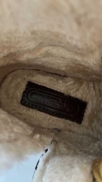 Ghete / bocanci Otter marime 41 piele imblanite șiret / fermoar