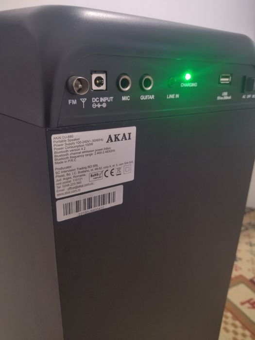 Boxa portabila Akai DJ-880