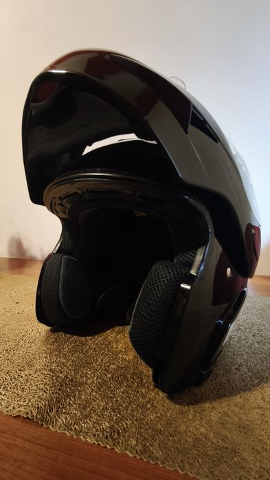 Casca moto Flip -up B-Square neagră, nefolosită, perfectă mărime LL