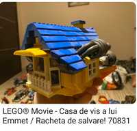 Lego Movie Casa de vis a lui Emmet Racheta de salvare 70831