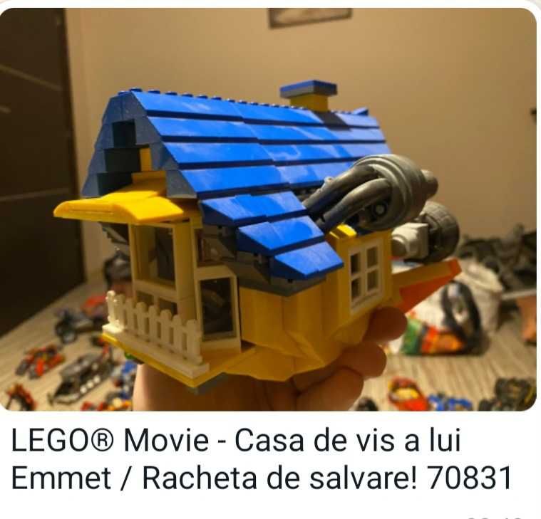 Lego Movie Casa de vis a lui Emmet Racheta de salvare 70831