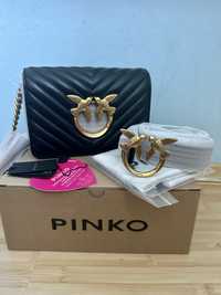 Оригинална чанта и колан Pinko Love Click Mini V Quilt