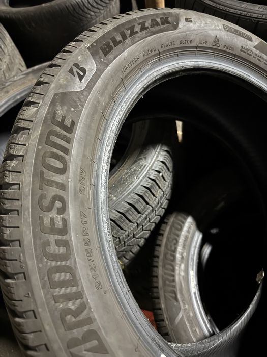 4 anvelope iarnă Bridgestone 215/55 R17 - Dot 2024/2022