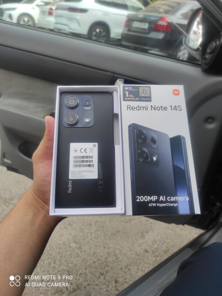 Redmi note 14 S 8/256gb 4 kun ishlagan NEW