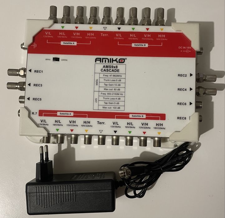 Amiko AMS 9x8 Cascade