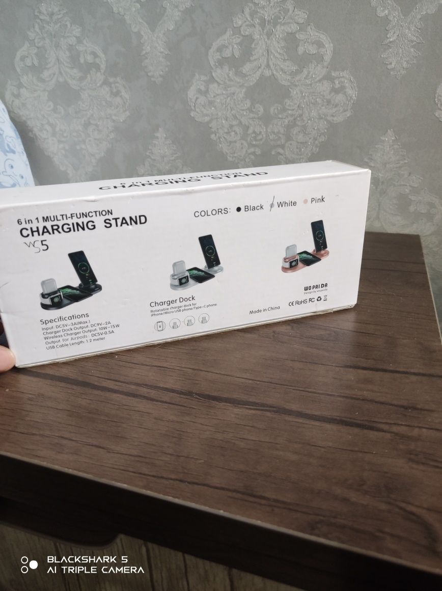 Charging stand  6 in multi function