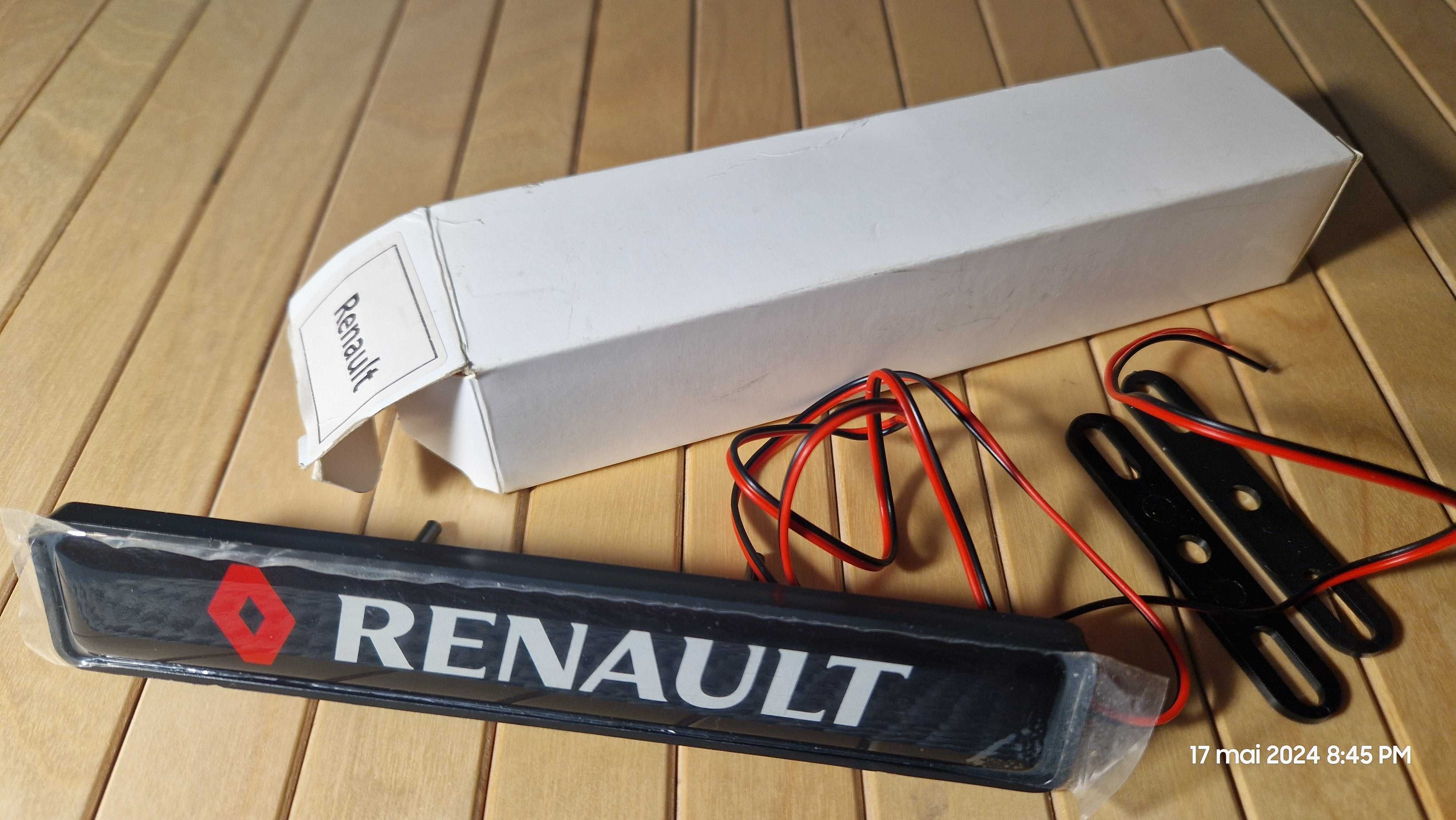 Renault emblemă iluminată LED