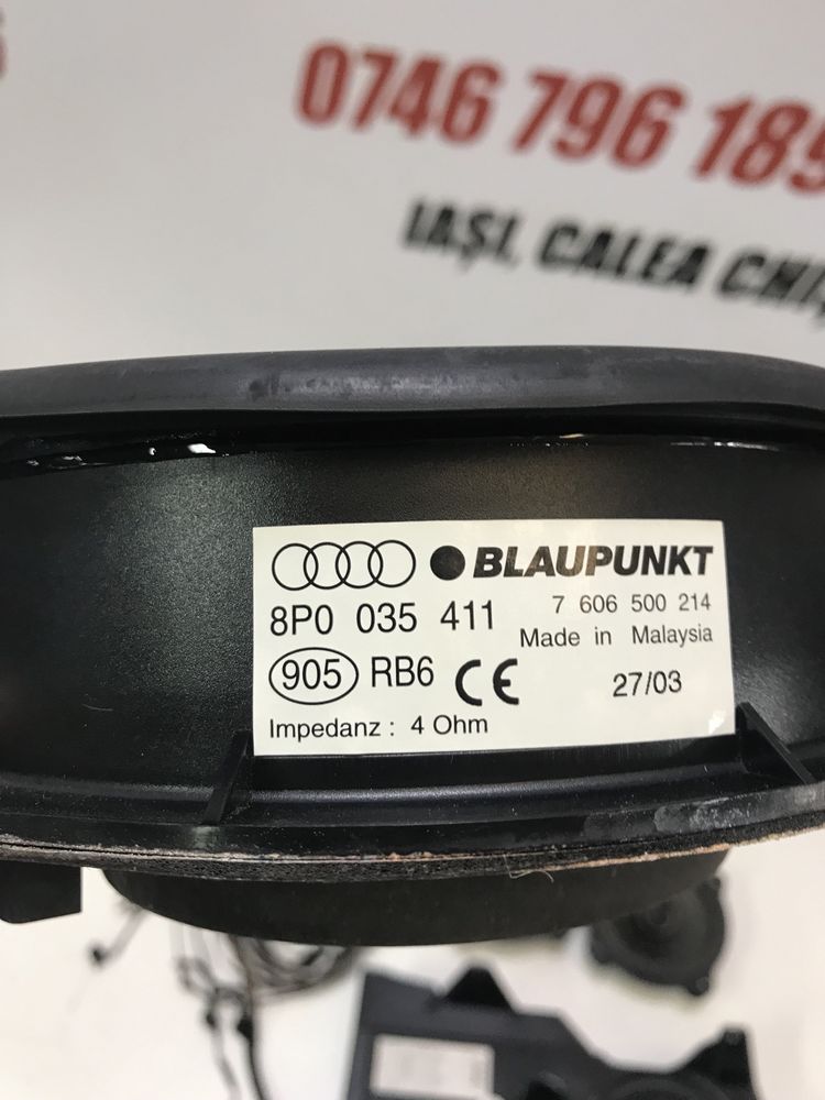 Difuzoare difuzor subwoofer fata spate Audi A3 8P blaupunkt