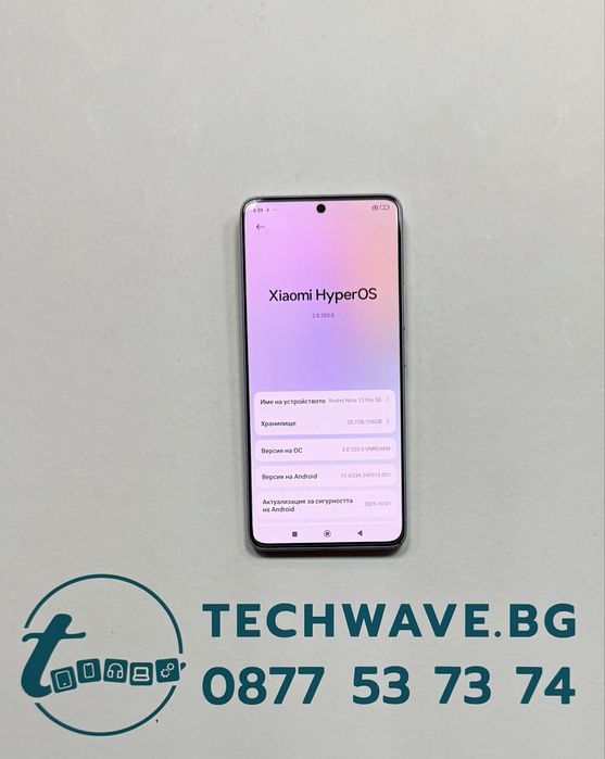 Xiaomi Redmi Note 13 Pro 5G  256GB Aurora Purple, втора употреба