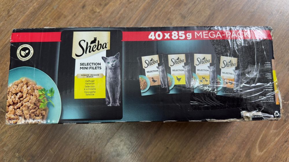 Hrana umeda pentru pisici, Pui, Sheba, 40x85g