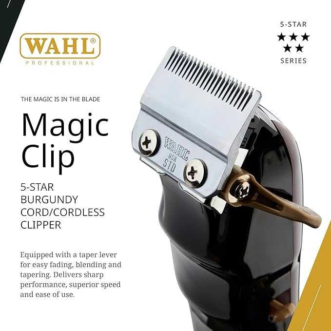 Професионална машинка за подстригване Wahl Cordless Magic Clip