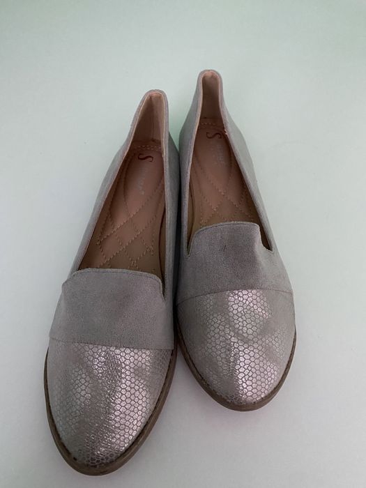 Balerini gri pentru femei