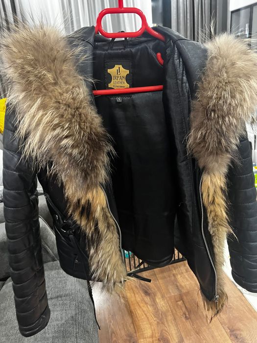 Уникално яке естествена кожа