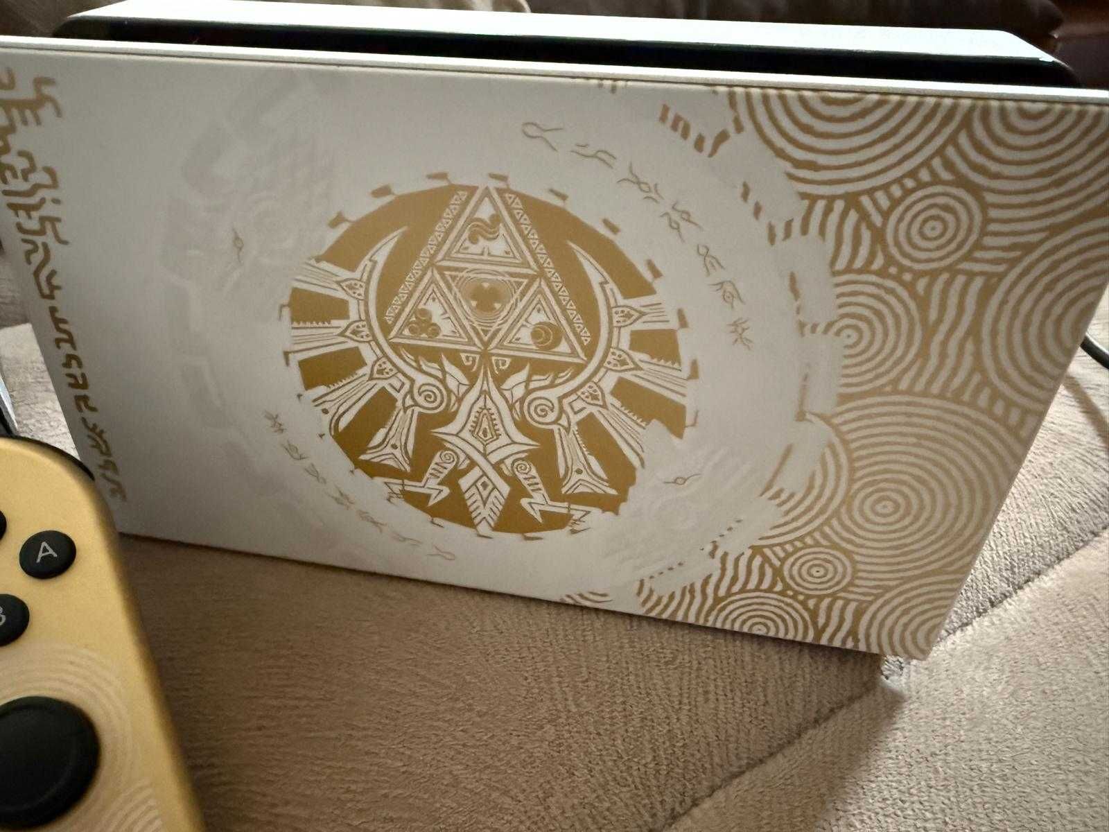 Consola Nintendo Switch OLED Zelda Tears Edition Garantie EMAG 2 ani