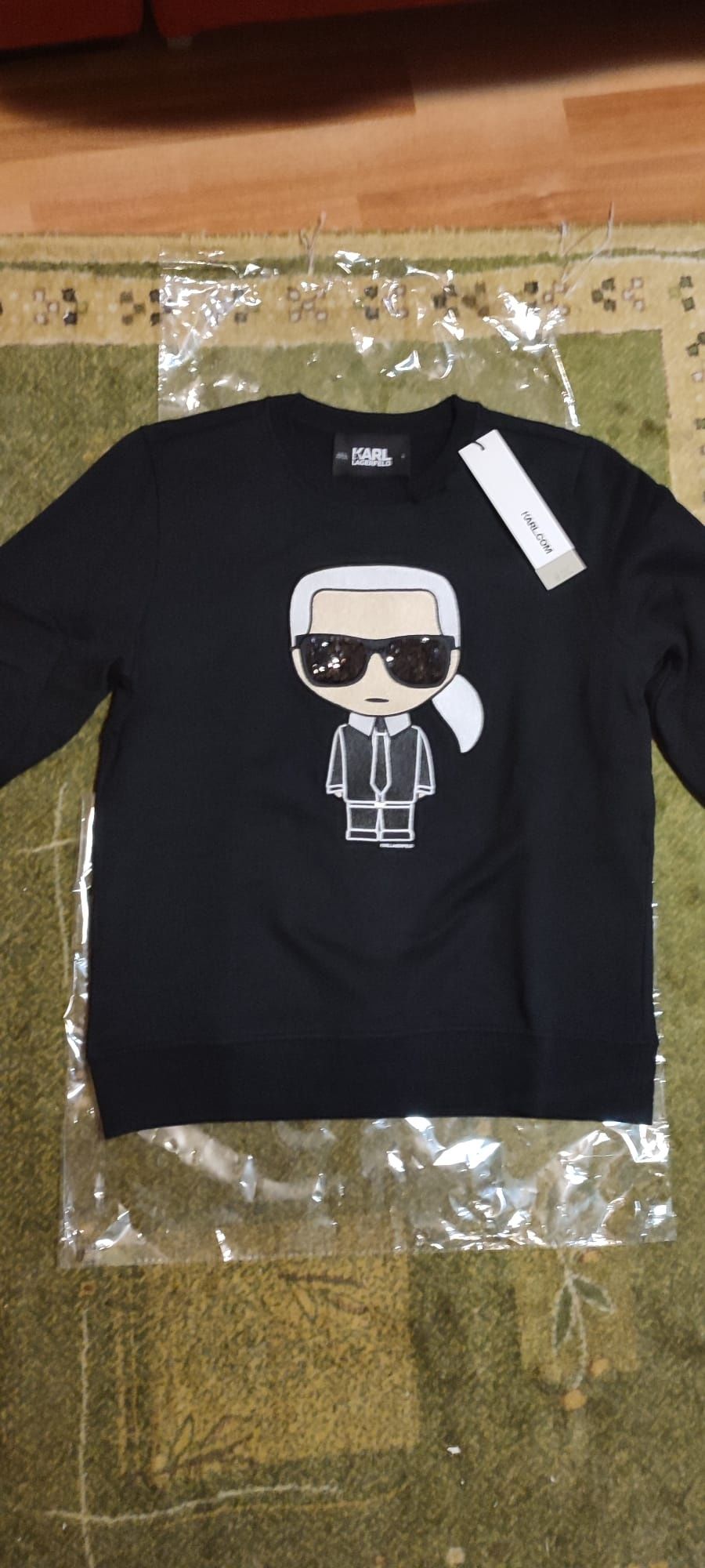 Bluza Hanorac KARL LAGERFELD original fermoar marimea S, XS