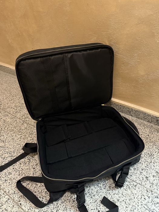 Черна бръснарска раница