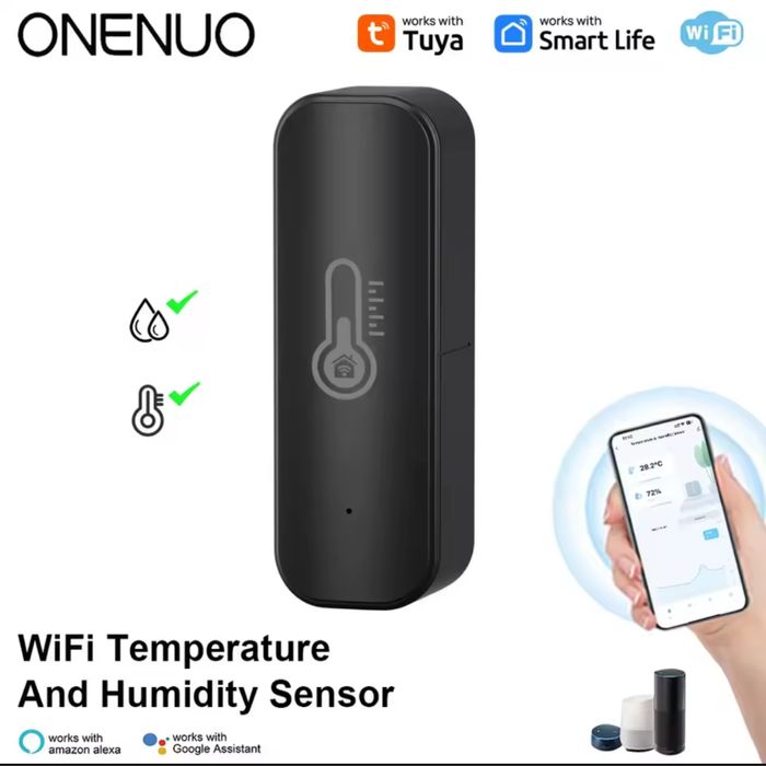 3 x Senzor smart Wifi pentru temperatura si umiditate