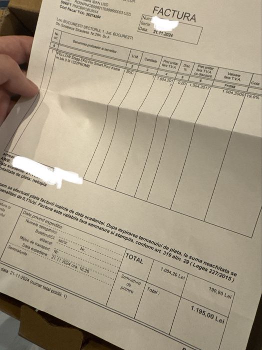 Kettle FELLOW Stagg EKG Pro Smart Pour Matte Black 0.9L 1222PROMB