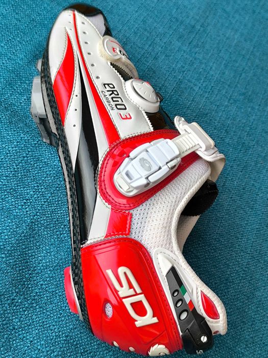 Sidi Ergo carbon pantofi ciclism 44-45 bicicleta incaltaminte cursiera