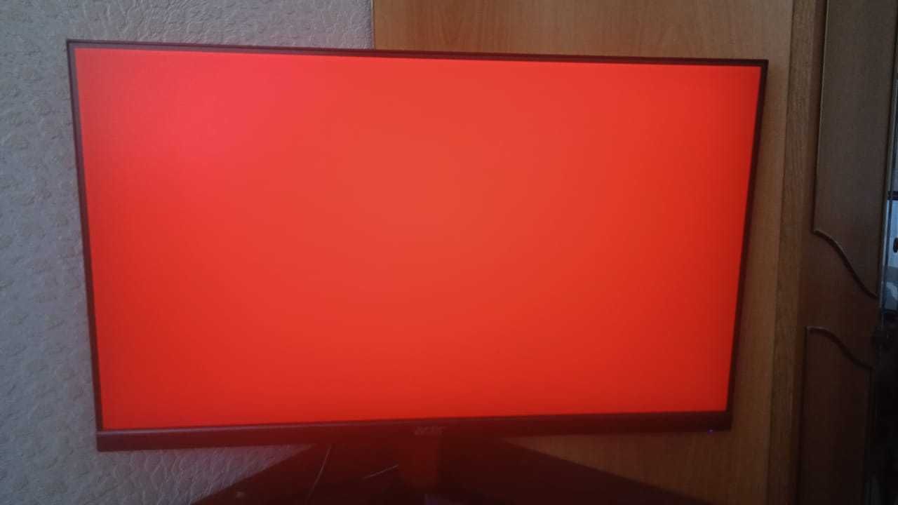Монитор Acer 24 дюйма, месяц в использовании, документы есть