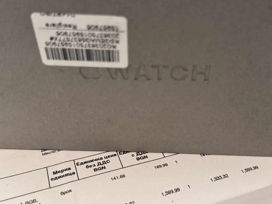 КАТО НОВ 49mm Apple watch Ultra 2 Гаранция EMAG 2026г. Black