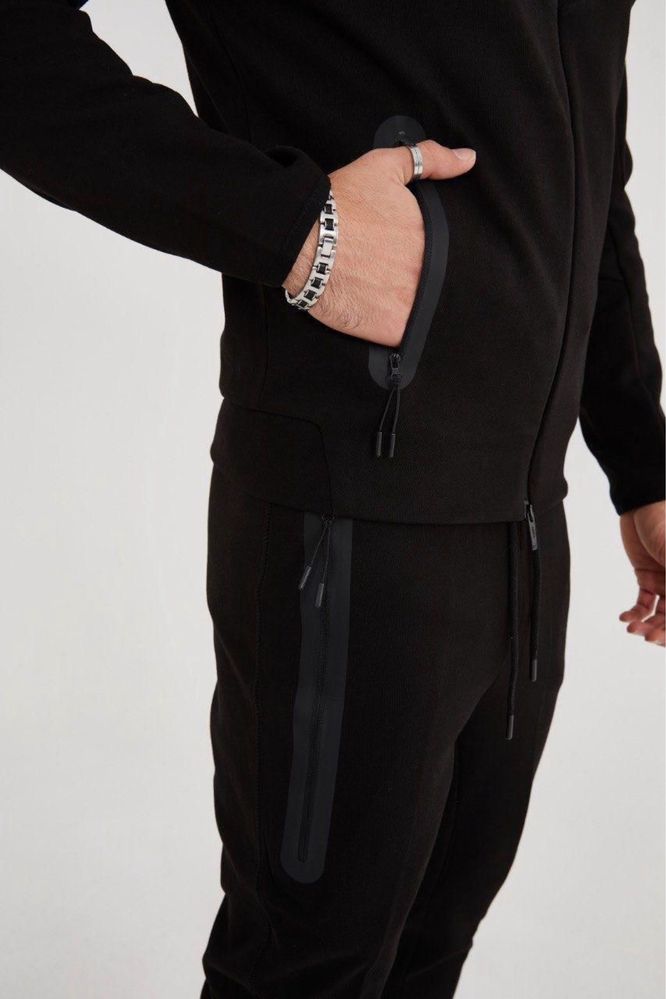 Trening Nike Tech| Fleece Negru 100% Bumbac