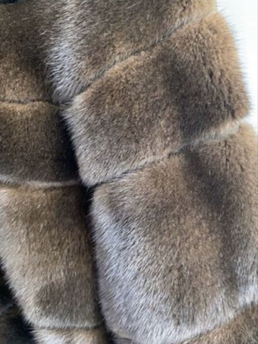 Норковая шуба отличный густой мех