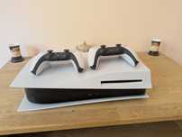 Playstation 5 with 2 controllers