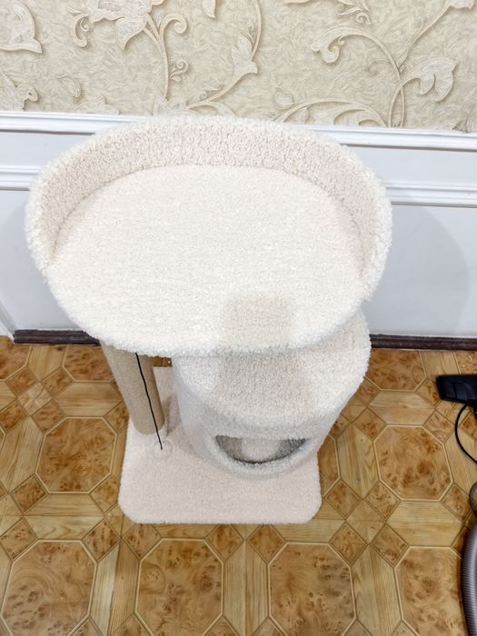 Домик для кошек Лежанка когтеточка. Зоодомики