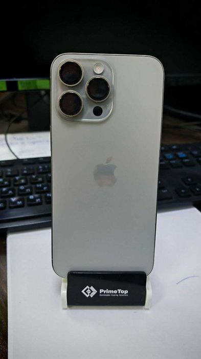 Iphone 15 pro max natural titanium