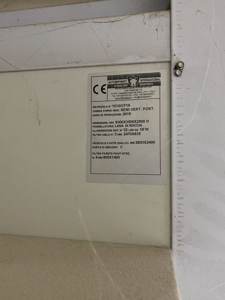 Cabina vopsit FAF autoimpianti