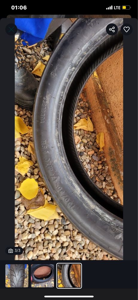 Cauciuc moto strada  130/80 17