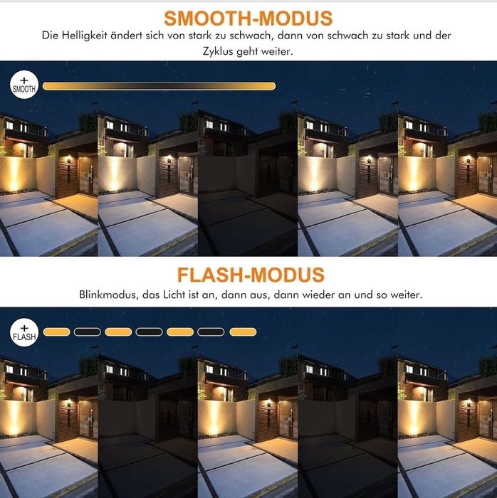 Lămpi solare MEIKEE, set de 6 bucăți pentru exterior, grădini