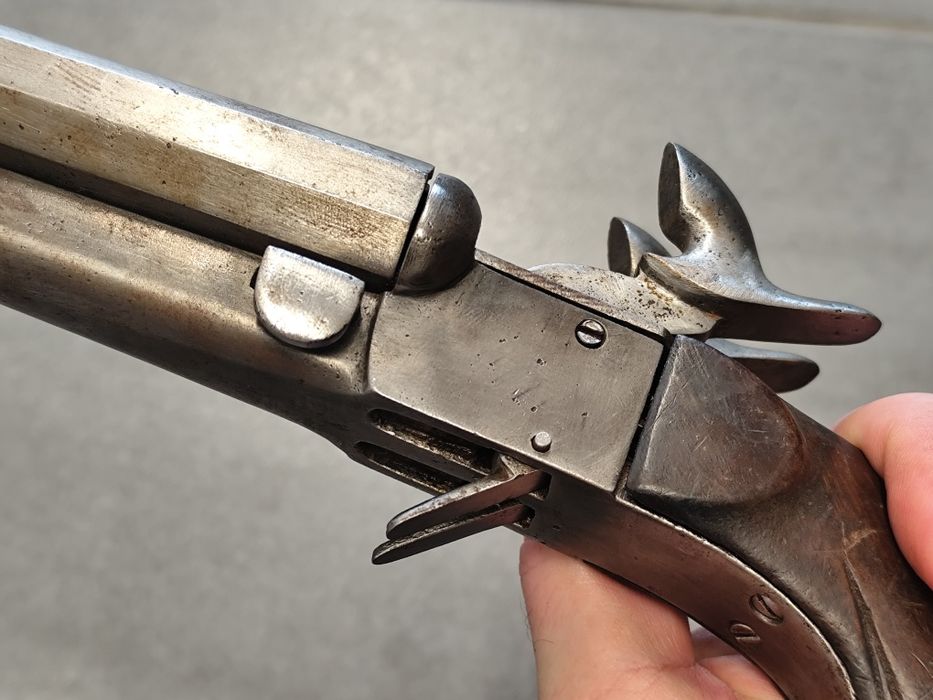 Колекционерски Двуцевен Пистолет / SPAIN 1860-1880г.