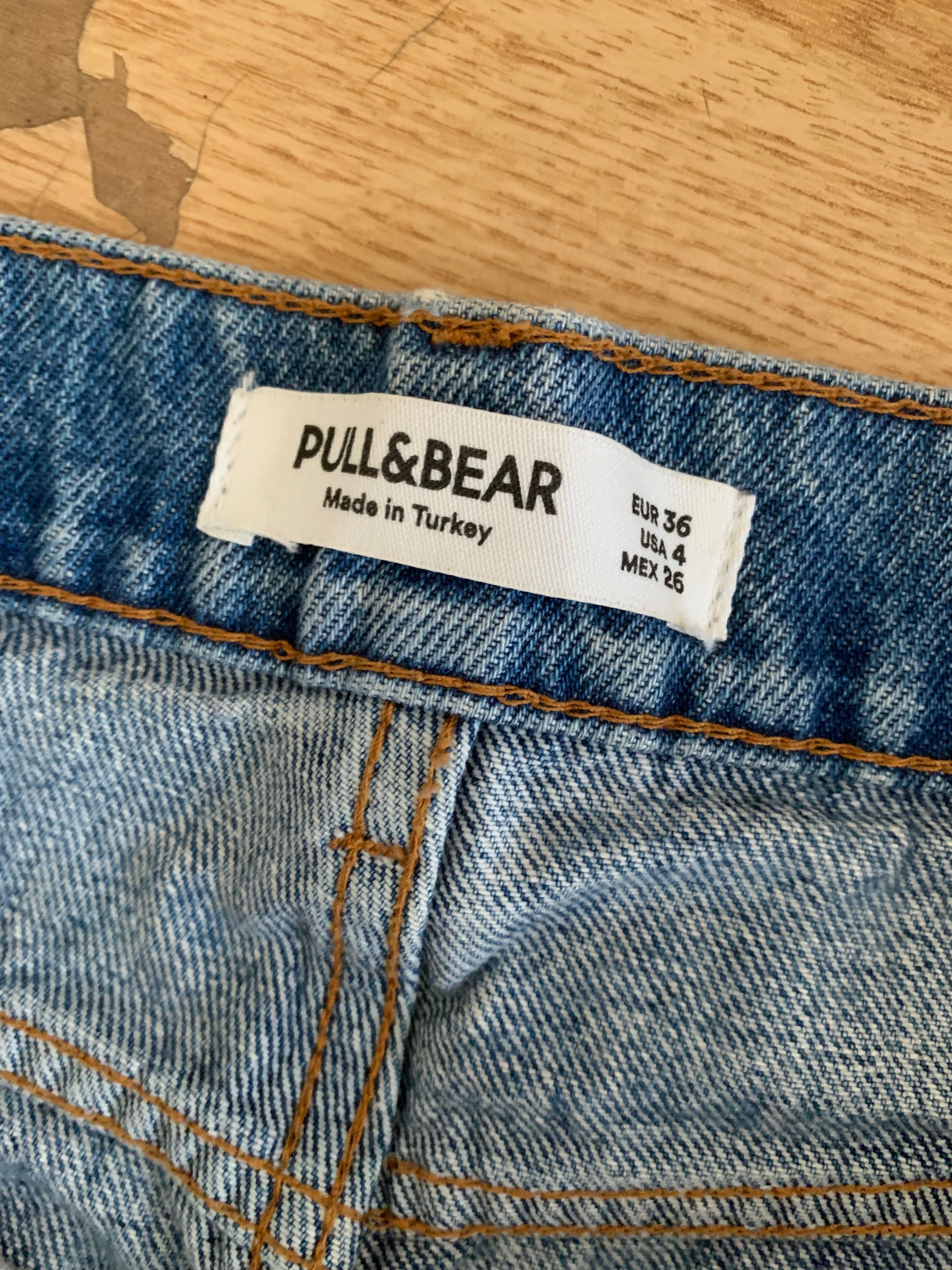 женски широки дънки bershka pull&bear