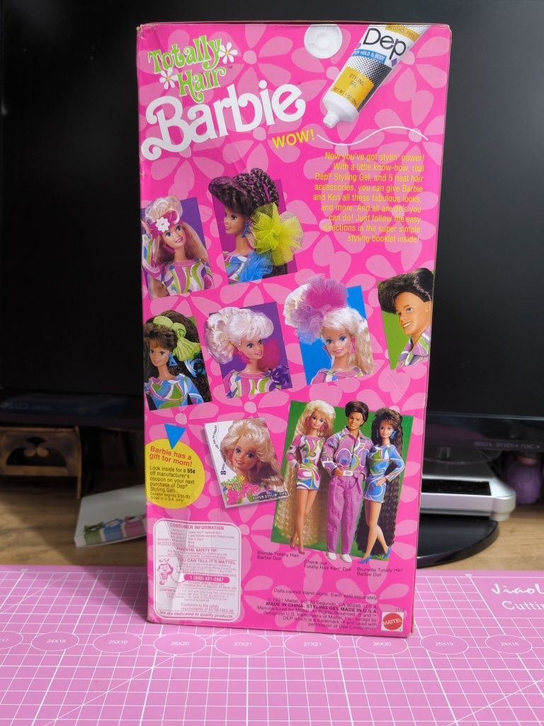 Barbie totally hair 1991года