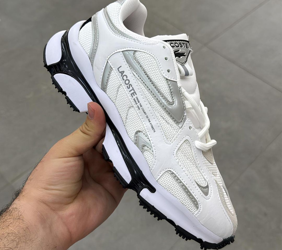 Lacoste L003 2K24 Мъжки маратонки – Бяло и черно
