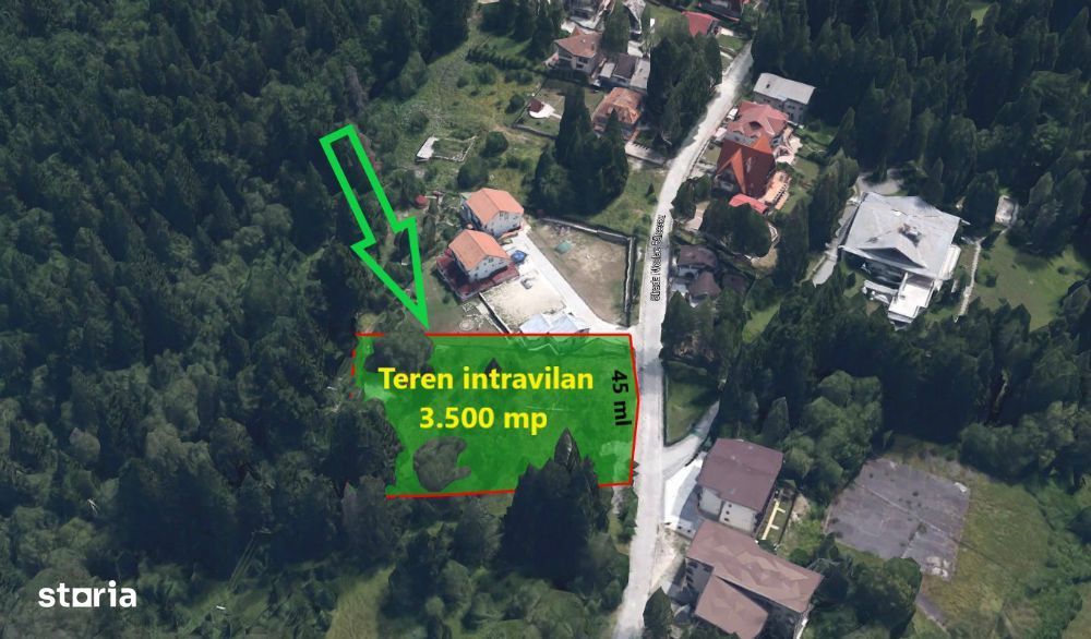 Teren intravilan 3.500 mp Cioplea - Predeal