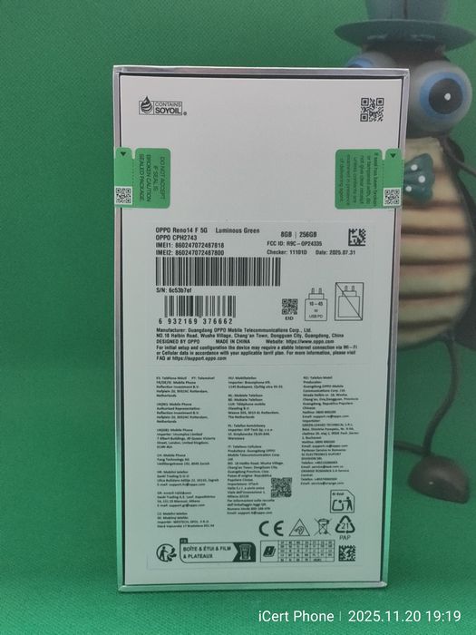 Oppo Reno 14F 5G Nou * Garantie *