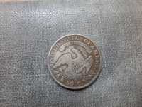 Moneda veche USA 50 C 1822