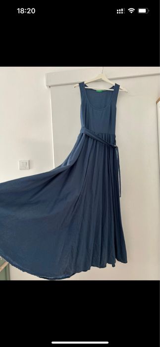 Rochie maxi bleumarin United colors of Benetton