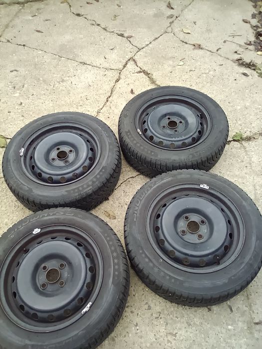 vand set 4 jante I20 cu anvelope/ cauciucuri de iarna Lassa 185 65 R15