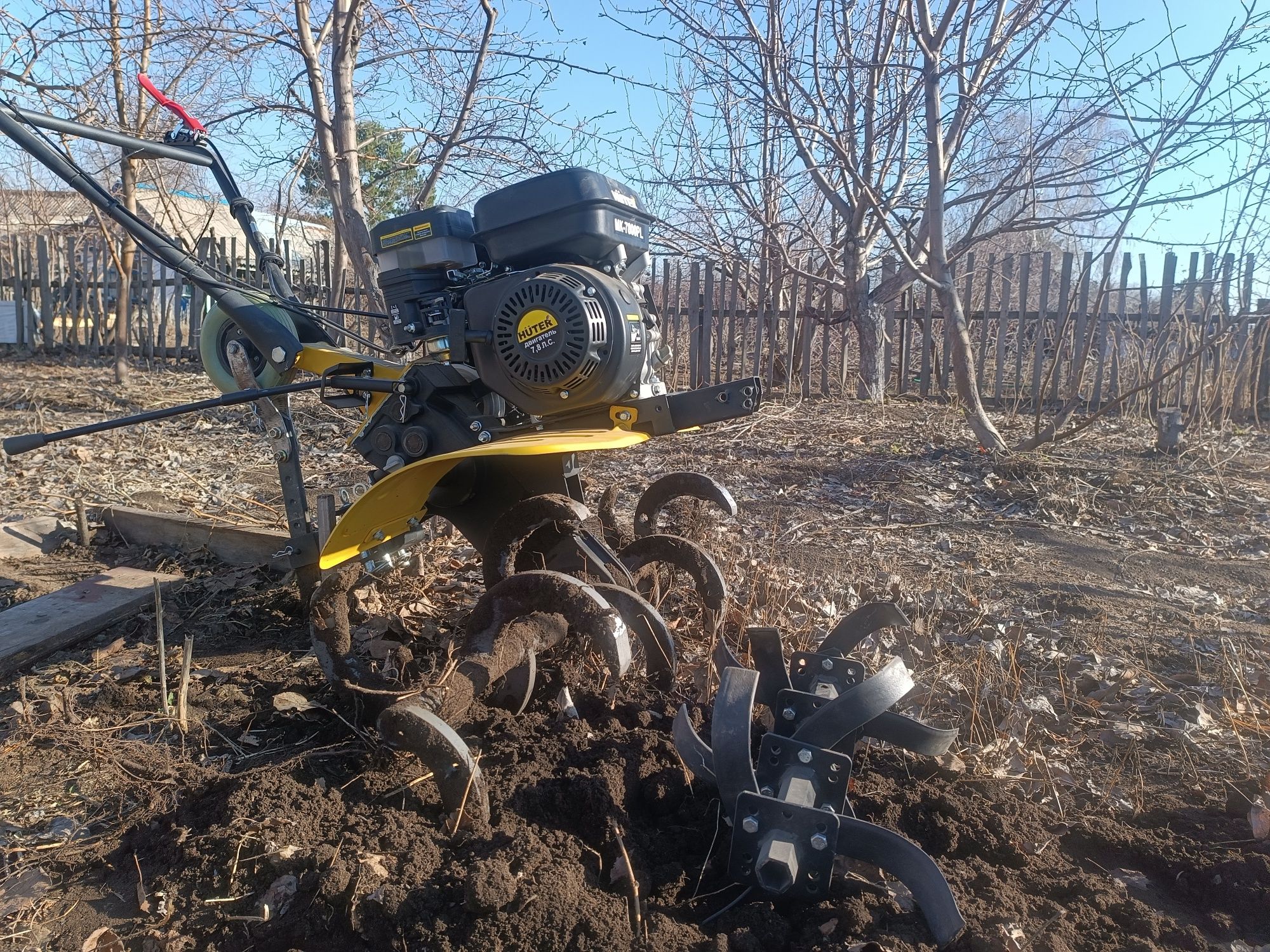 Вспашка огородов участков дач