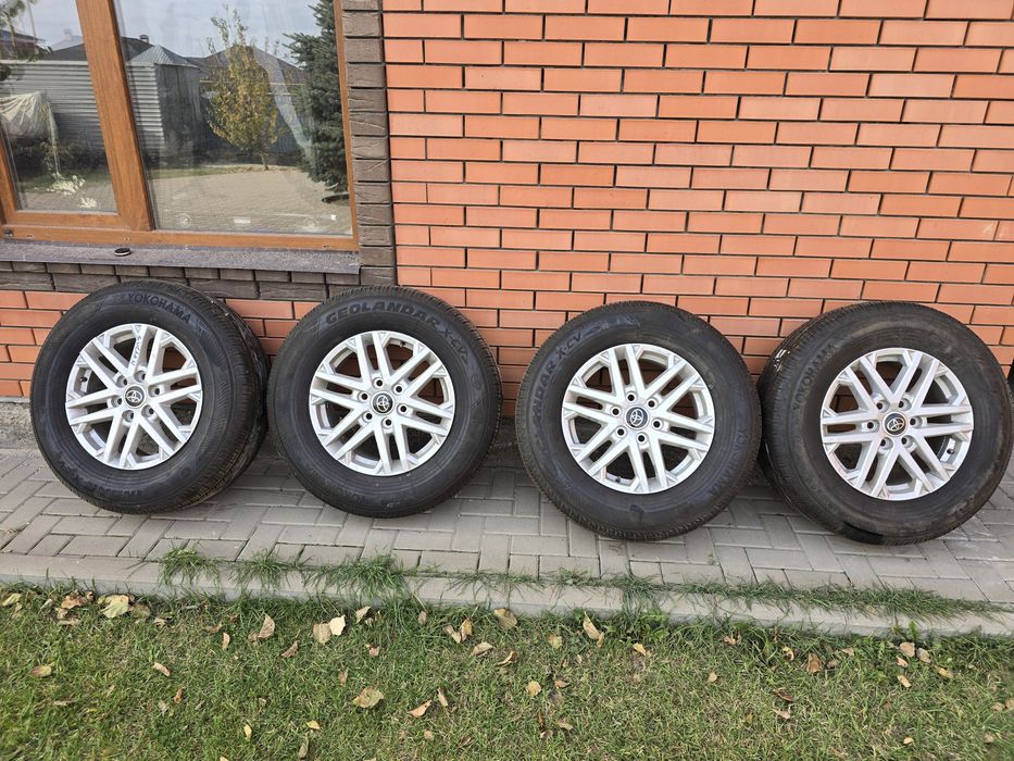 Новые диски + шины Yokohama Geolandar 265/70 R18 от Toyota Tundra